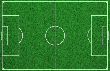 3D render futbol alan arka plan