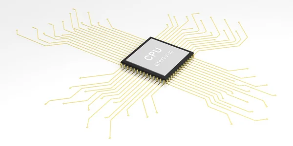 Microchip — Stock Vector © happyroman #11494343