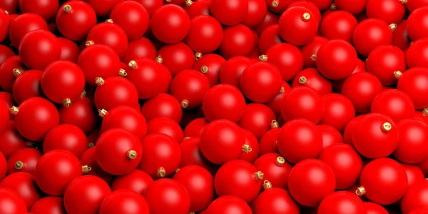 3d rendering christmas balls background — Stock Photo, Image