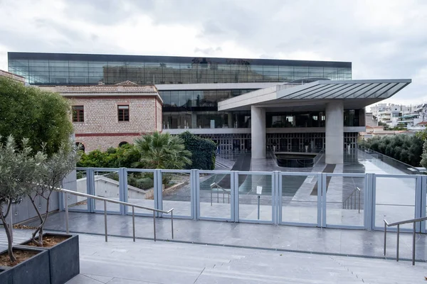 Atenas Grécia Novembro 2020 Museu Acrópole Fechado Bloqueio Coronavírus Museu — Fotografia de Stock