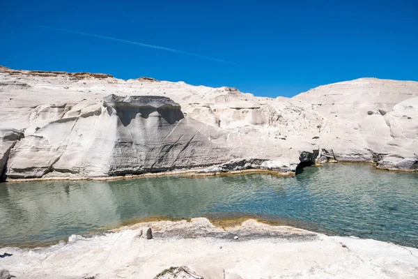 Milos Island Cyclades Greece Sarakiniko Beac — 图库照片