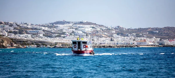Mykonos Island Cyclades Greece May 2021 Famous Greek Cosmopolitan Resort — Stok fotoğraf