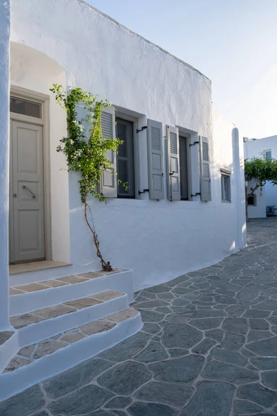 Isola Folegandros Grecia Cicladi Villaggio Chora Architettura Tradizionale Cicladica Edifici — Foto Stock