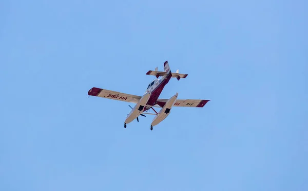 Greece Athens July 2021 Fna Air Tractor Aircraft Greek Fire — Stock Photo, Image