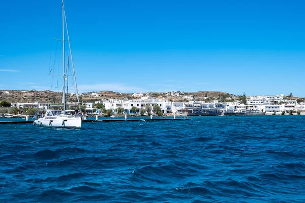 Isla Milos Puerto Deportivo Adamas Cícladas Grecia Mayo 2021 Velero —  Fotos de Stock