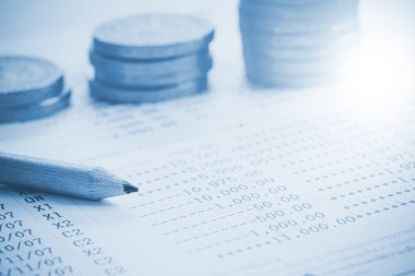 bulanık görüntü hesabı hesap cüzdanı paralar ile kalem için borç para kavramı