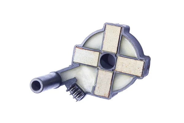 Ignition Coil Distributor Type Car White Background — Stock Photo, Image