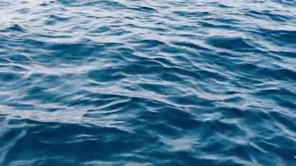 Синій Водяний Фон Рух Хвиль — стокове відео