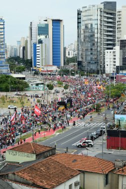 #Foratemer protesto, Sao Paulo, Brezilya