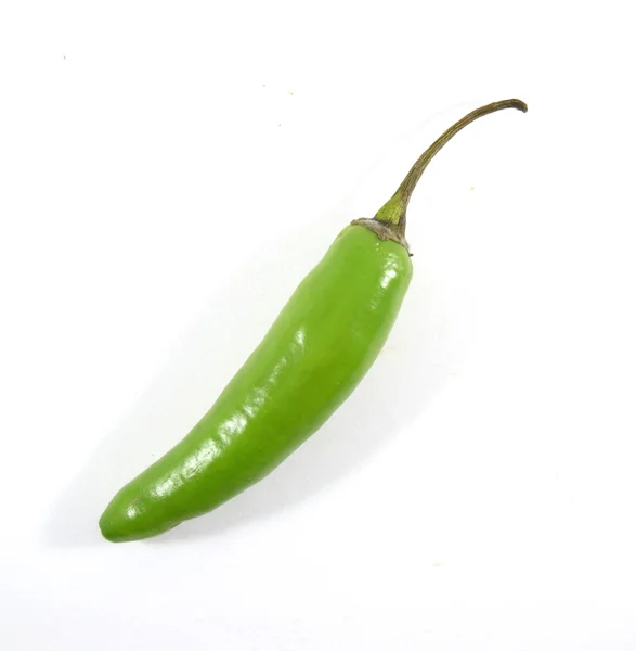 Pittige groene serrano peper — Stockfoto