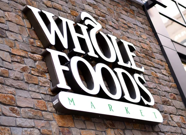 Whole Foods Market sign — Stock Photo, Image