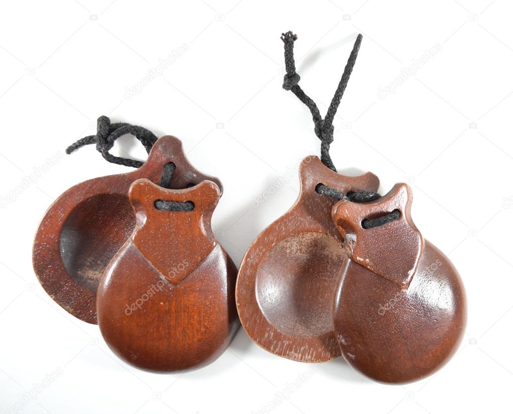 Castanets Images - Flamenco castanets instrument icon Royalty Free Vector Image