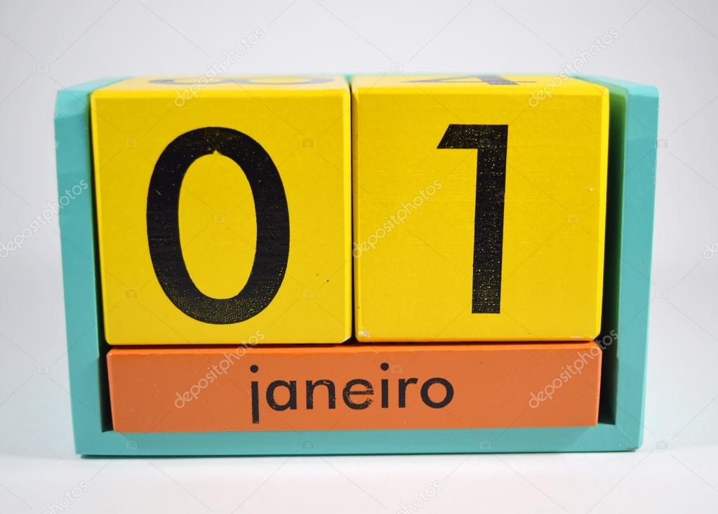 Interchangeable blocks with date