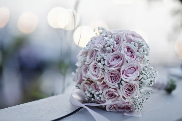 Brautblumen, Hochzeitsblumen, Hochzeitsplanung und Trauung — Stockfoto