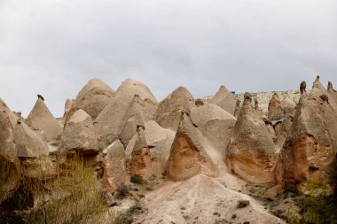 Türkiye 'nin Kapadokya kentindeki peri bacaları
