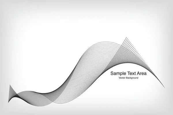 Soyut Modern Satır, Kara Arkaplanda Örnek Metin Alanı Tasarımı