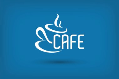 Kafe Simgesi Logosu, Logo Tasarımı, Vektör Simgesi Tasarımı