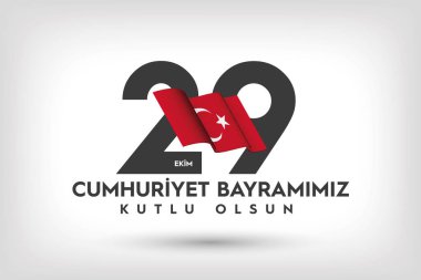 29 Ekim Cumhuriyet Günü Bayrak Tasarımı, Mutlu Yıllar, Türkiye Cumhuriyeti