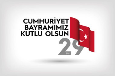 29 Ekim Cumhuriyet Günü Bayrak Tasarımı, Mutlu Yıllar, Türkiye Cumhuriyeti