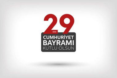 29 Ekim Cumhuriyet Günü Bayrak Tasarımı, Mutlu Yıllar, Türkiye Cumhuriyeti