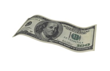 Dolar, Kağıt Para, Amerikan Banknotu, Uçan Para, 3D Render