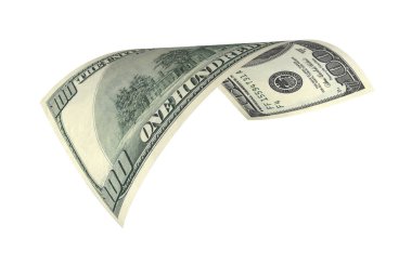 Dolar, Kağıt Para, Amerikan Banknotu, Uçan Para, 3D Render