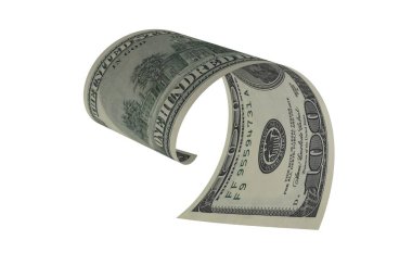 Dolar, Kağıt Para, Amerikan Banknotu, Uçan Para, 3D Render