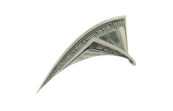 Dollar Paper Money American Banknote Flying Money Render — 스톡 사진
