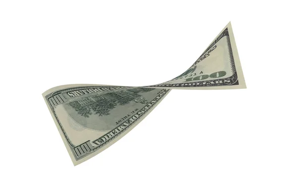 Dólar Dinheiro Papel Notas Banco Americanas Dinheiro Voador Render — Fotografia de Stock
