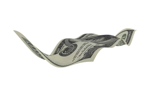 Dollar Paper Money American Banknote Flying Money Render — Stock Photo, Image