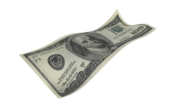 Dolar, Kağıt Para, Amerikan Banknotu, Uçan Para, 3D Render