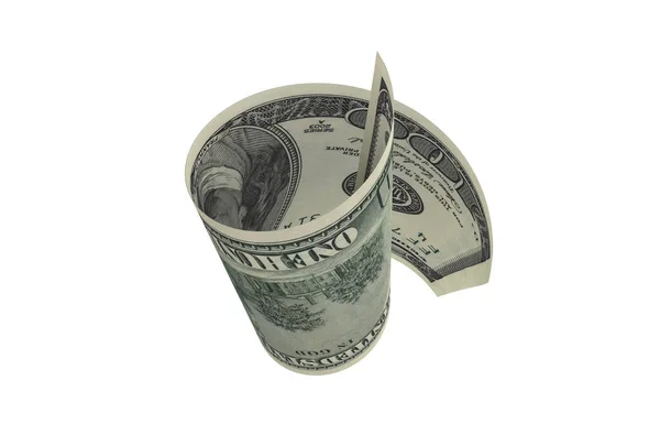 Dolar, Kağıt Para, Amerikan Banknotu, Uçan Para, 3D Render