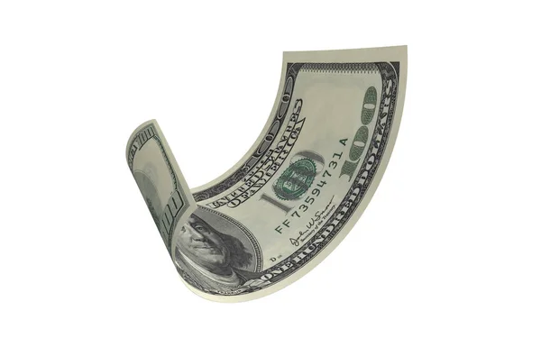 Dolar, Kağıt Para, Amerikan Banknotu, Uçan Para, 3D Render