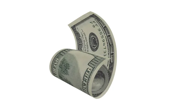 Dollar Papperspengar Amerikansk Sedel Flygande Pengar Render — Stockfoto