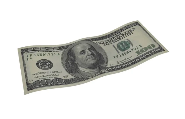 Dolar, Kağıt Para, Amerikan Banknotu, Uçan Para, 3D Render