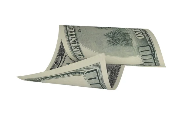 Dolar Papírové Peníze Americká Bankovka Létající Peníze Render — Stock fotografie