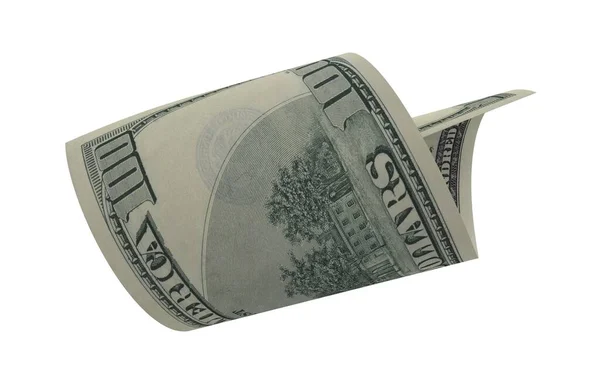 Dollar Paper Money American Banknote Flying Money Render — Stock Photo, Image