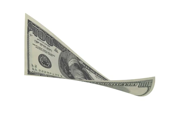 Dólar Papel Moneda Billete Americano Dinero Volador Renderizado —  Fotos de Stock