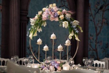 Düğün Salonu Dekorasyonu, Lüks Akşam Yemeği Dekorasyonu