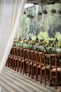 Düğün Salonu Dekorasyonu, Lüks Akşam Yemeği Dekorasyonu