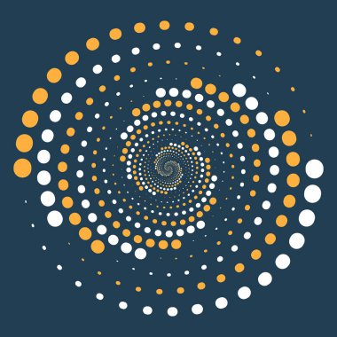 Parlak Yarım Tonlu Noktalar Çemberi, Tasarımlar için Yardımcı Grafiksel Elemanlar, Soyut Vektör Arkaplanı