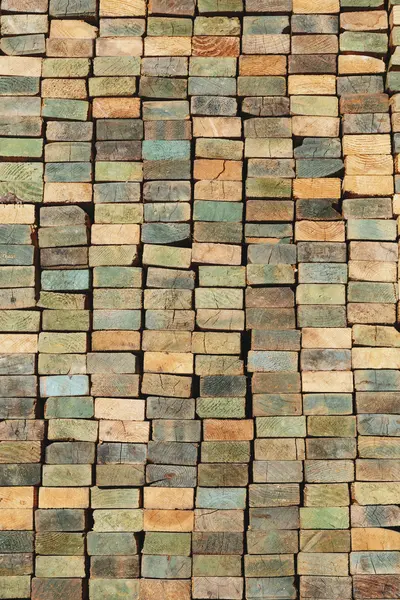 Stack of wood stud boards — Stock Photo, Image