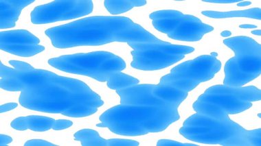 Parlak beyaz ışık yansımalarıyla turkuaz deniz suyu için saf mavinin dinamik animasyonu.