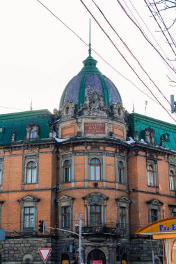 Lviv, Ukrayna 'daki Etnoğrafya ve Sanatsal El Sanatları Müzesi cephesi