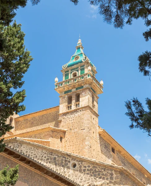 Kathedrale von Valldemossa, Spanien — Stockfoto