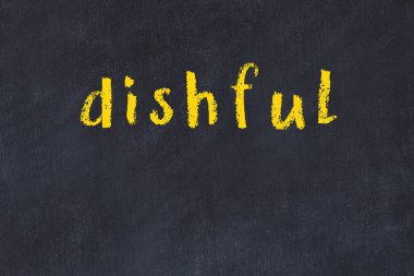 Üzerinde yazı olan siyah karatahta.