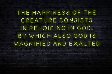 Akıllıca alıntı. Duvara karşı neon yazıtlar