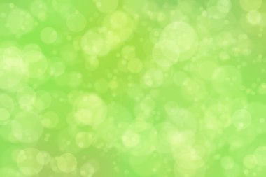 yeşil soyut odaklanmış arkaplan, daire şeklinde bokeh noktalar