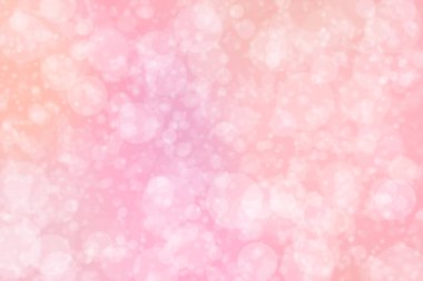 Pembe soyut çözünmüş arkaplan, daire şeklinde bokeh noktalar