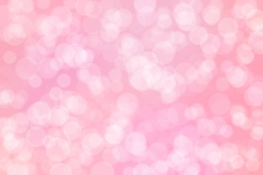 Bokeh ile yumuşak pembe soyut arkaplan